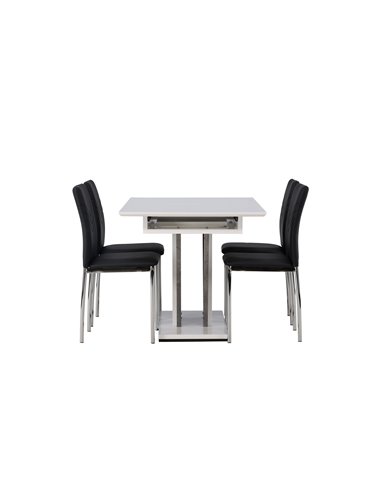 Matgrupp Disa med Lily matstolar, 120 × 80 cm