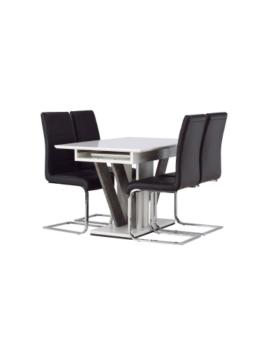 Matgrupp Disa med Tempo matstolar, 120 × 80 cm