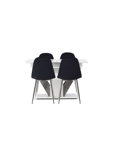 Matgrupp Disa med Polar matstolar, 120 × 80 cm