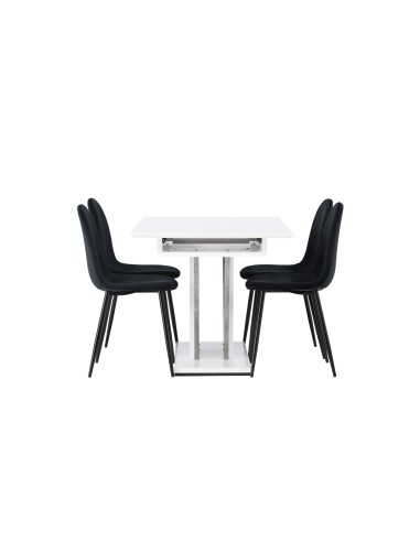 Matgrupp Disa med Polar matstolar, 120 × 80 cm