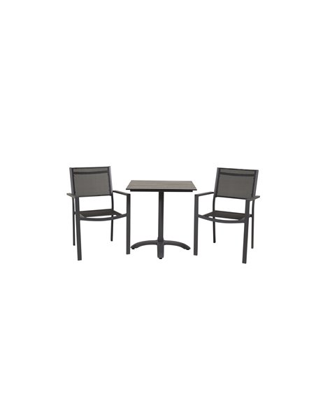 Matgrupp Colorado med Copacabana matstolar, 70 × 70 cm