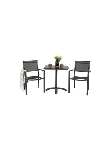Matgrupp Colorado med Copacabana matstolar, 70 × 70 cm