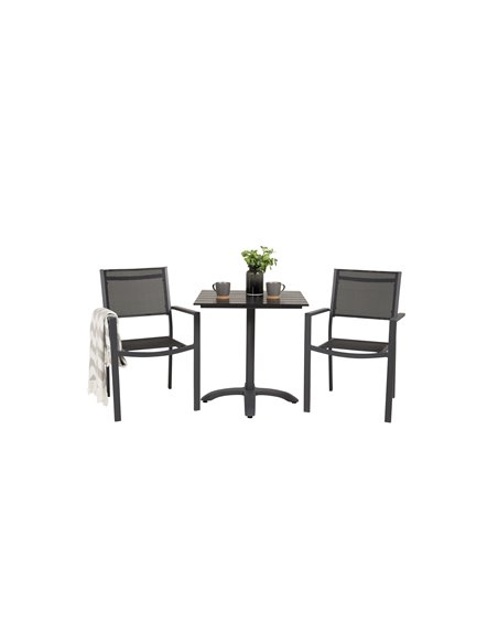Matgrupp Colorado med Copacabana matstolar, 70 × 70 cm
