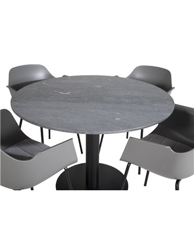 Matgrupp Estelle med Comfort matstolar