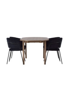Matgrupp Andy med Selma matstolar, 180 × 75 cm 2