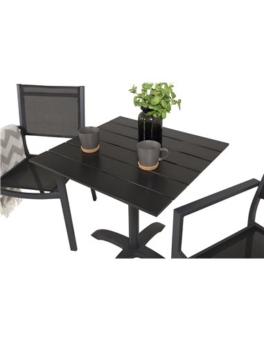 Matgrupp Colorado med Copacabana matstolar, 70 × 70 cm