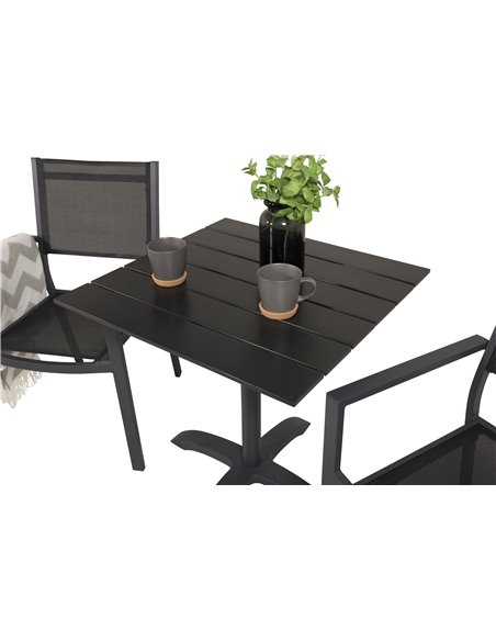 Matgrupp Colorado med Copacabana matstolar, 70 × 70 cm