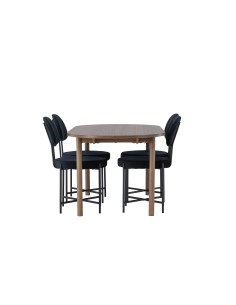 Matgrupp Andy med Stella matstolar, 180 × 75 cm 2