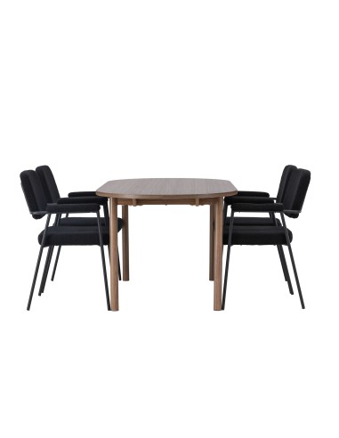 Matgrupp Andy med Yesterday matstolar, 180 × 75 cm