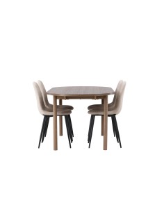 Matgrupp Andy med Polar matstolar, 180 × 75 cm 2