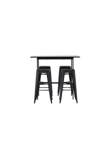 Matgrupp Rax med Tempe matstolar, 120 × 60 cm