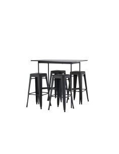 Matgrupp Rax med Tempe matstolar, 120 × 60 cm 2