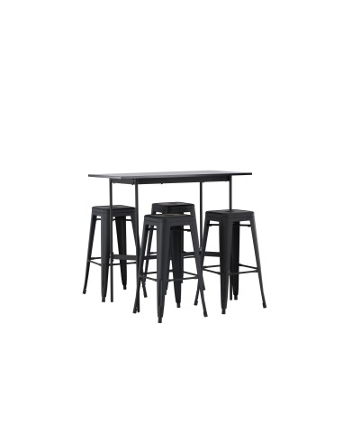 Matgrupp Rax med Tempe matstolar, 120 × 60 cm