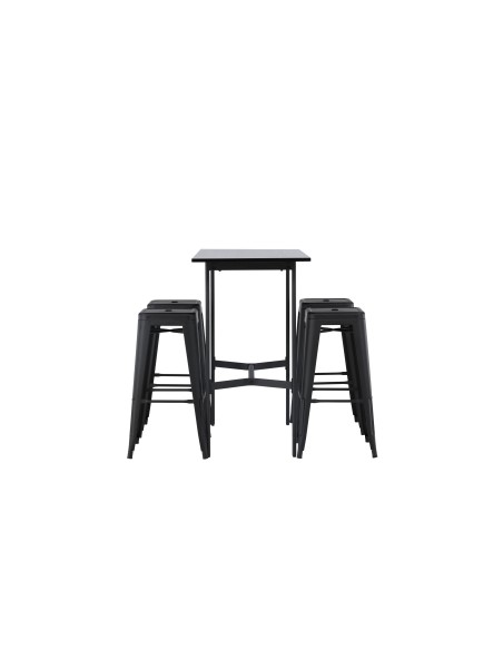 Matgrupp Rax med Tempe matstolar, 120 × 60 cm
