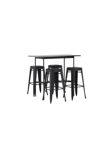 Matgrupp Rax med Tempe matstolar, 120 × 60 cm