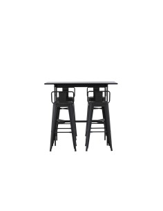 Matgrupp Rax med Tempe matstolar, 120 × 60 cm