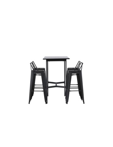 Matgrupp Rax med Tempe matstolar, 120 × 60 cm
