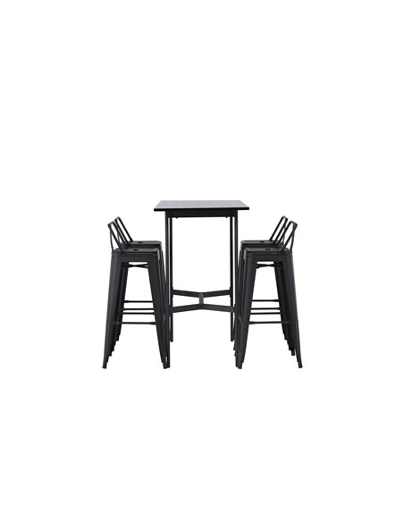 Matgrupp Rax med Tempe matstolar, 120 × 60 cm