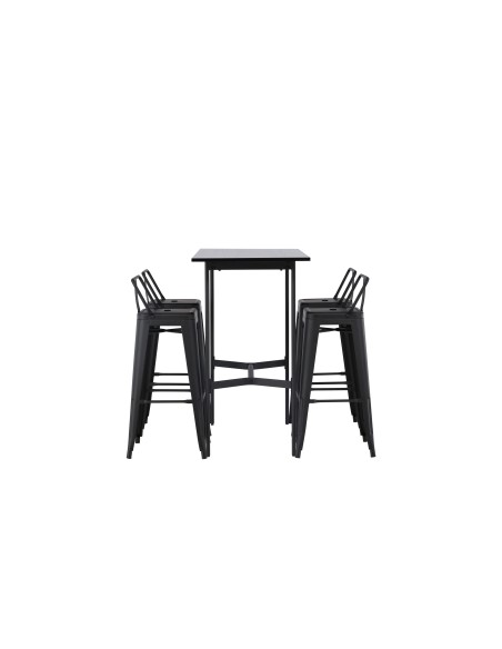 Matgrupp Rax med Tempe matstolar, 120 × 60 cm