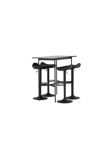 Matgrupp Rax med Adesto matstolar, 120 × 60 cm