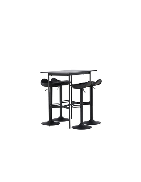 Matgrupp Rax med Adesto matstolar, 120 × 60 cm