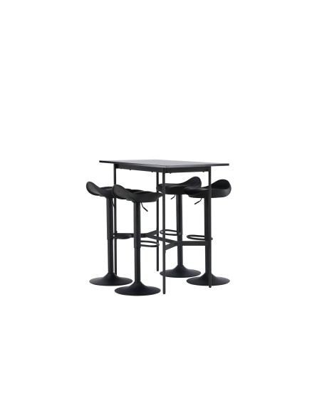 Matgrupp Rax med Adesto matstolar, 120 × 60 cm
