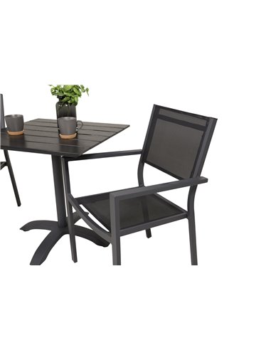 Matgrupp Colorado med Copacabana matstolar, 70 × 70 cm