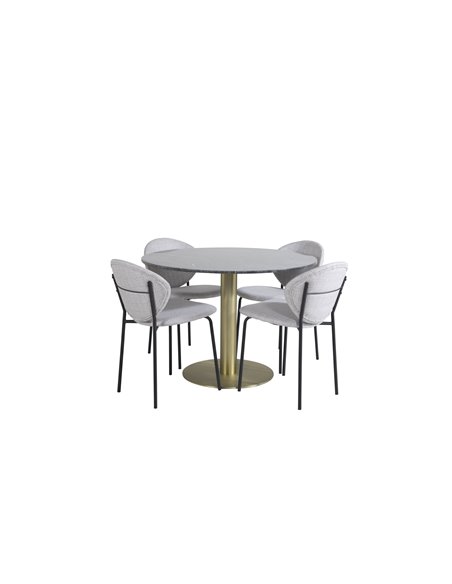 Matgrupp Estelle med Vault matstolar