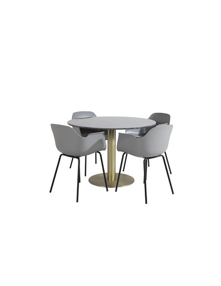 Matgrupp Estelle med Comfort matstolar