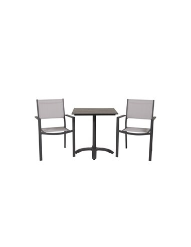 Matgrupp Colorado med Copacabana matstolar, 70 × 70 cm