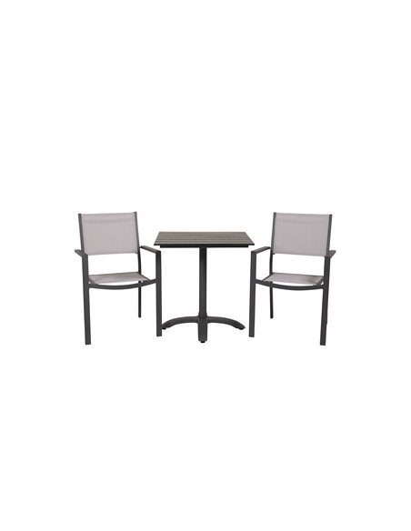 Matgrupp Colorado med Copacabana matstolar, 70 × 70 cm