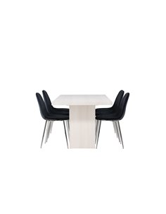 Matgrupp Olga med Polar matstolar, 200 × 90 cm 2