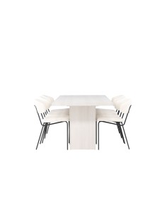 Matgrupp Olga med Chico matstolar, 200 × 90 cm 2