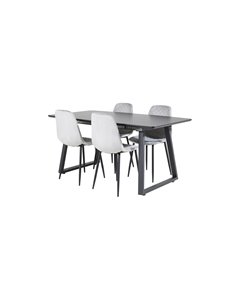 Matgrupp Inca med Polar matstolar, 160 × 85 cm 2