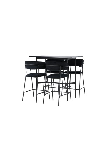 Matgrupp Rax med Lui matstolar, 120 × 60 cm