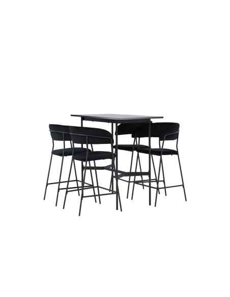 Matgrupp Rax med Lui matstolar, 120 × 60 cm
