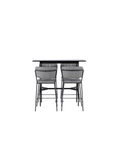 Matgrupp Rax med Bell matstolar, 120 × 60 cm