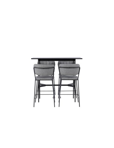 Matgrupp Rax med Bell matstolar, 120 × 60 cm