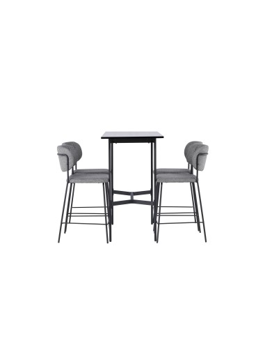 Matgrupp Rax med Bell matstolar, 120 × 60 cm