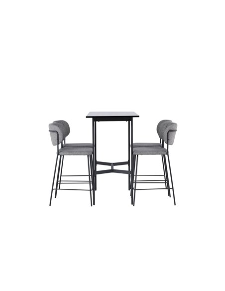 Matgrupp Rax med Bell matstolar, 120 × 60 cm