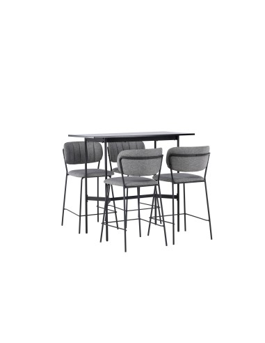 Matgrupp Rax med Bell matstolar, 120 × 60 cm