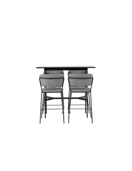 Matgrupp Rax med Bell matstolar, 120 × 60 cm