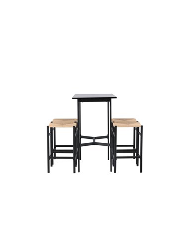 Matgrupp Rax med Polly matstolar, 120 × 60 cm