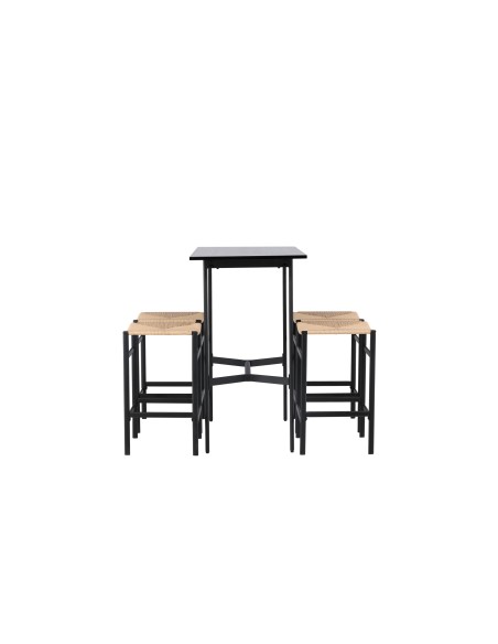 Matgrupp Rax med Polly matstolar, 120 × 60 cm
