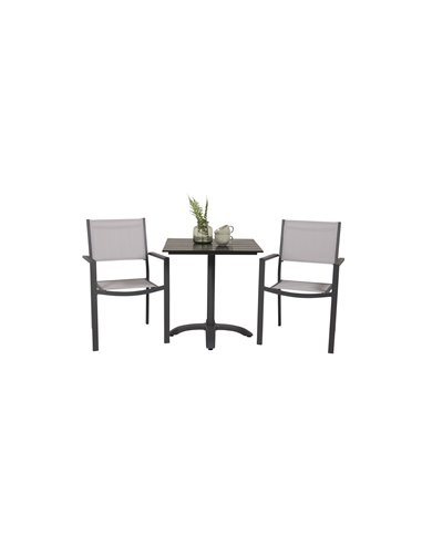 Matgrupp Colorado med Copacabana matstolar, 70 × 70 cm