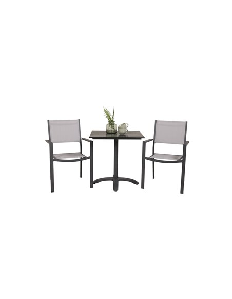 Matgrupp Colorado med Copacabana matstolar, 70 × 70 cm