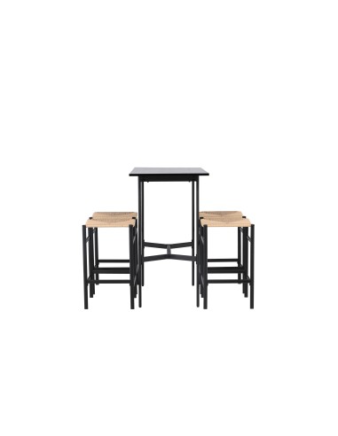 Matgrupp Rax med Polly matstolar, 120 × 60 cm