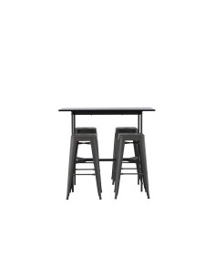 Matgrupp Rax med Tempe matstolar, 120 × 60 cm