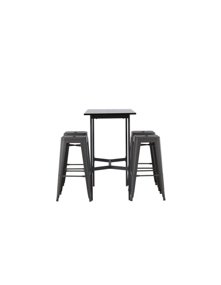 Matgrupp Rax med Tempe matstolar, 120 × 60 cm
