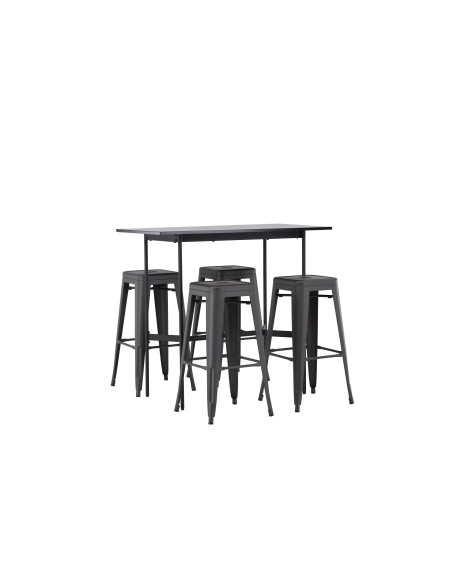 Matgrupp Rax med Tempe matstolar, 120 × 60 cm
